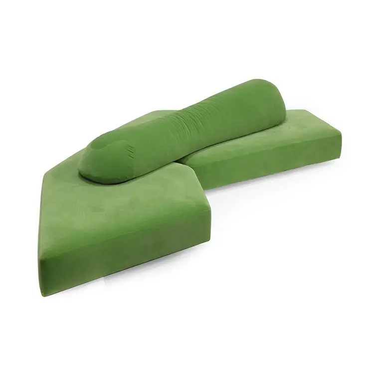 GREAT ITALIAN ON THE ROCKS MODULAR SOFA IN GREEN BY FRANCESCO BINFARE FOR EDRA
