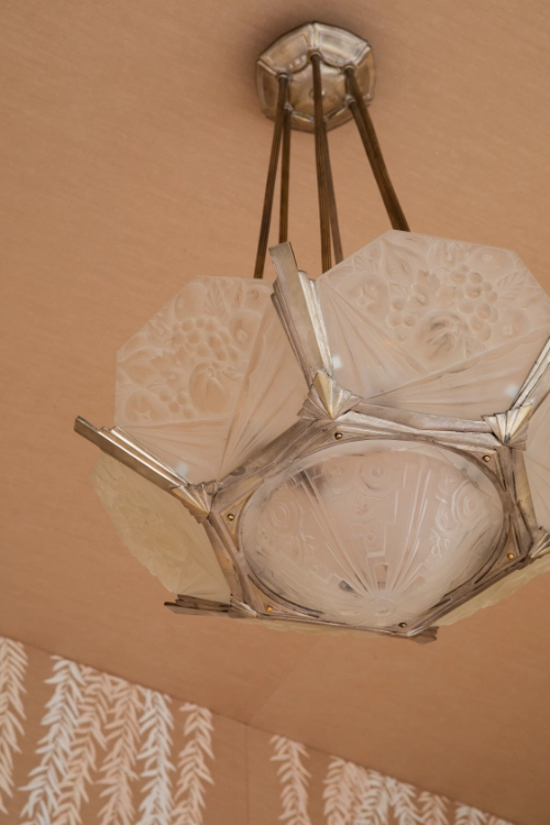ART DECO CHANDELIER BY MULLER FRERES
