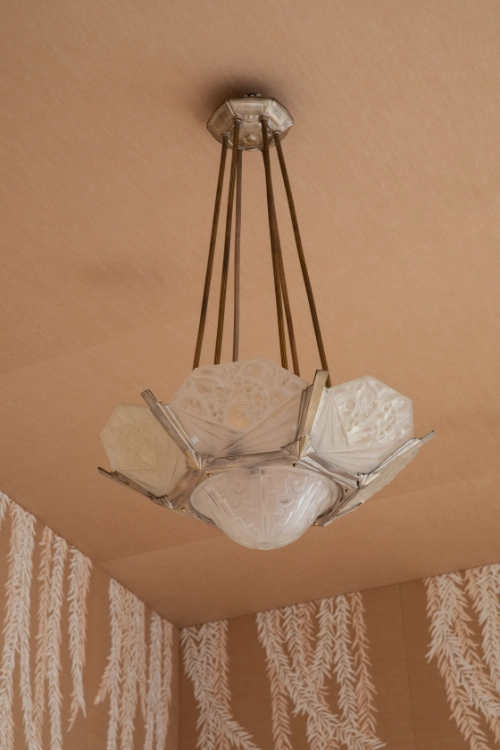 ART DECO CHANDELIER BY MULLER FRERES