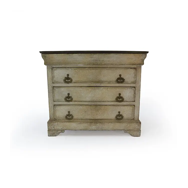 19TH CENTURY PAINTED WOOD COMMODE