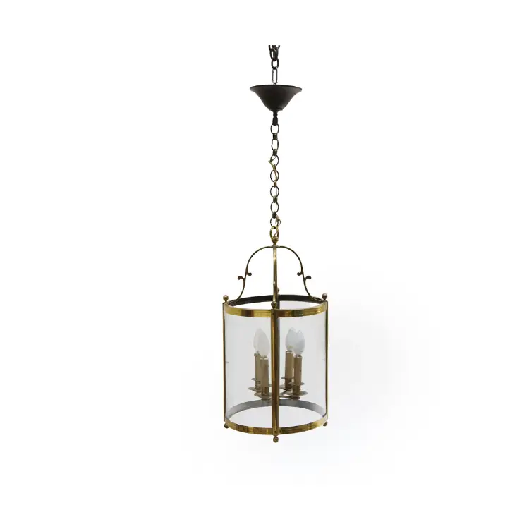 BRASS HANGING LANTERN
