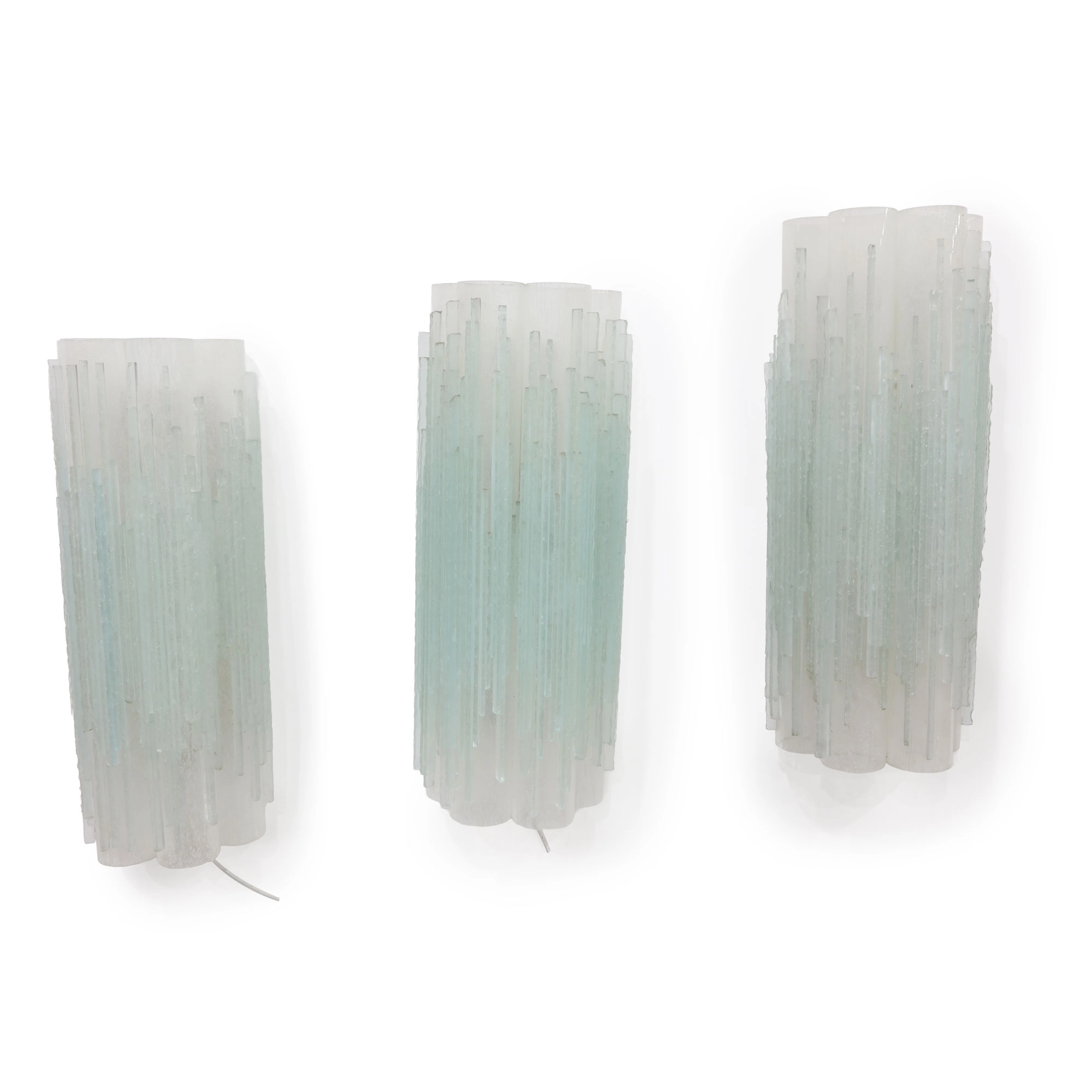 SET OF THREE WALL LIGHTS BY ALBANO POLI