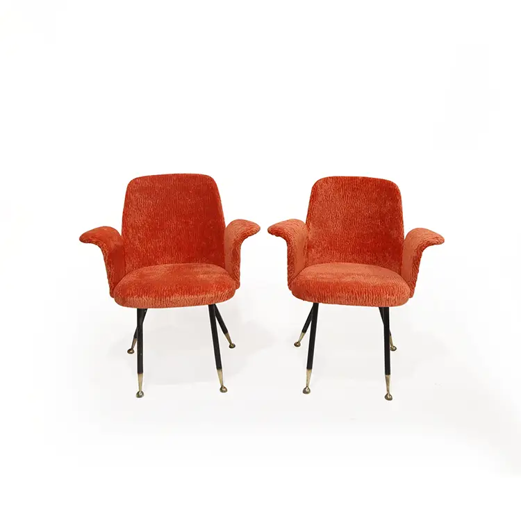 MID CENTURY ITALIAN ARMCHAIRS