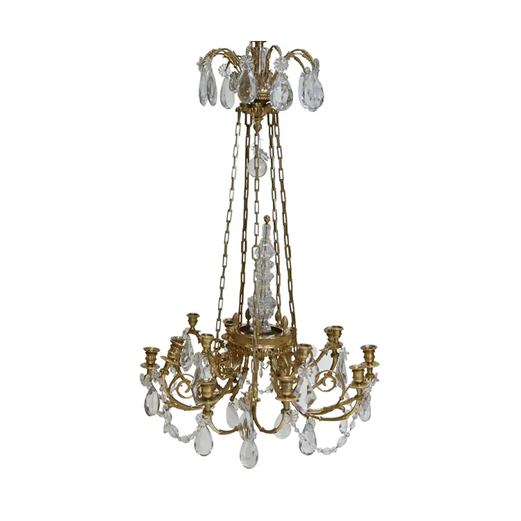 19TH CENTURY CRYSTAL CHANDELIER