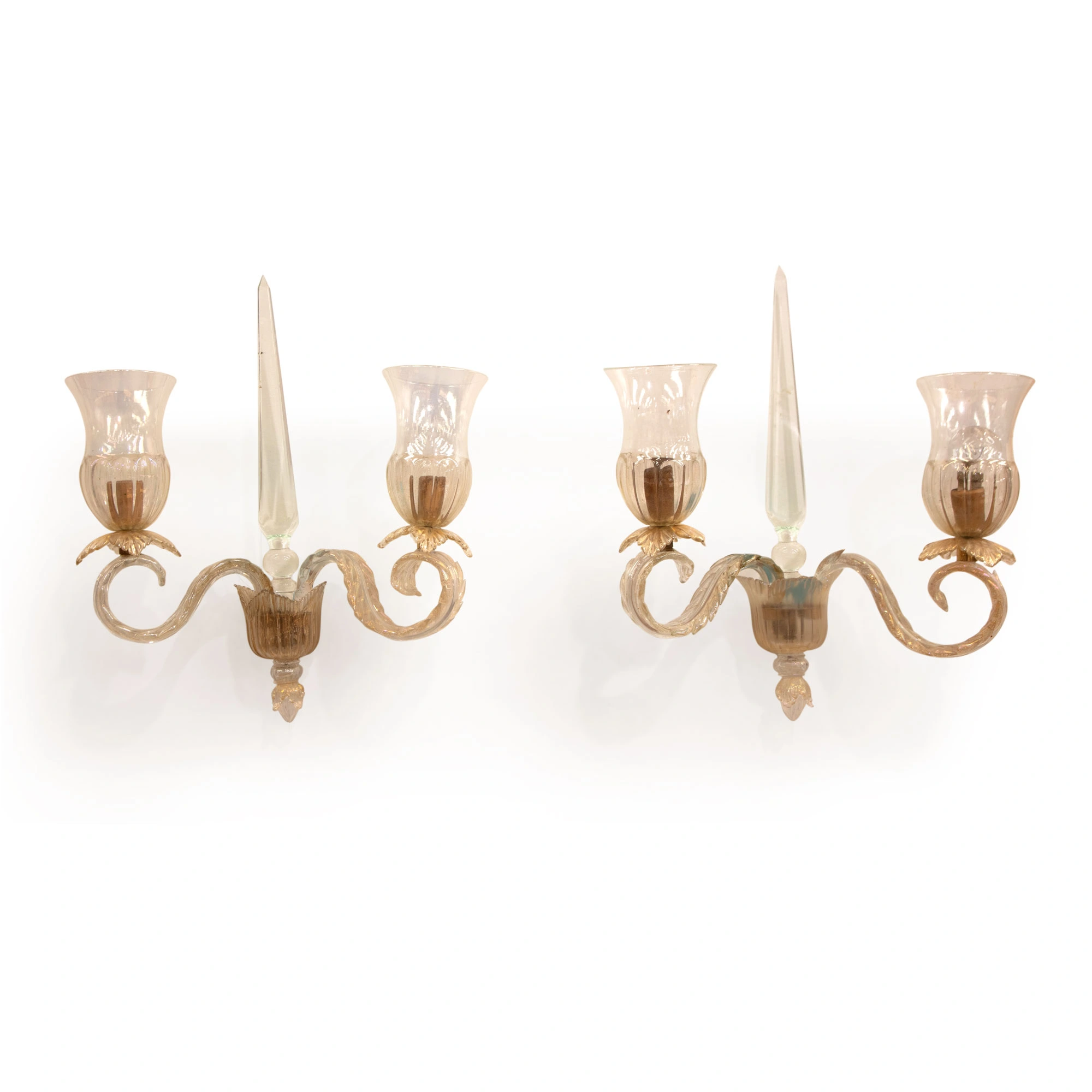 PAIR OF 1950S MURANO SCONCES