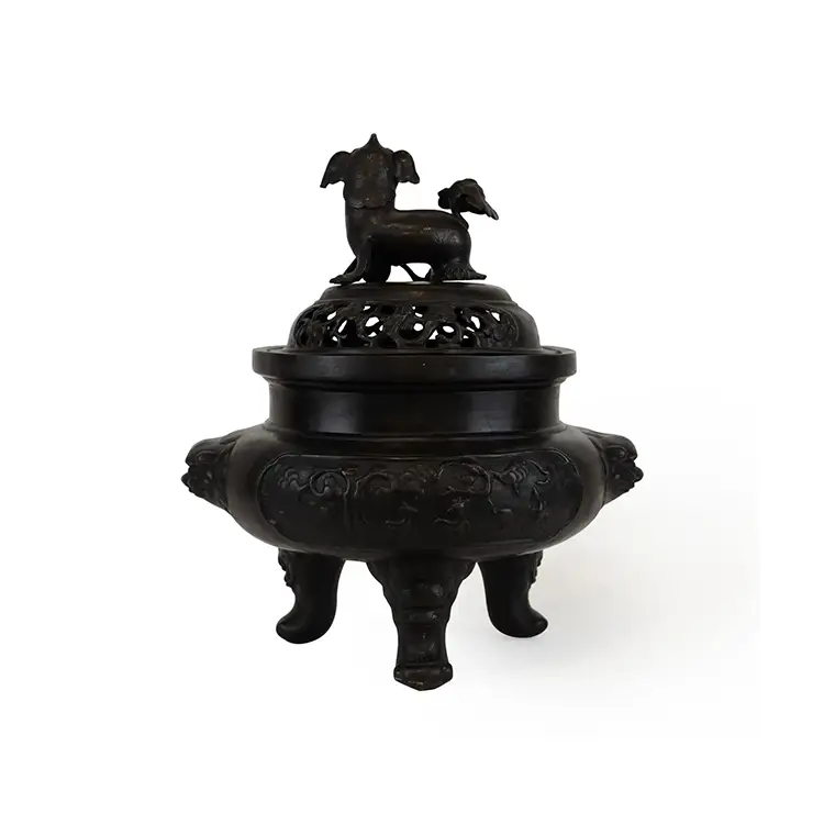 17/18TH CENTURY BRONZE INCENSE BURNER