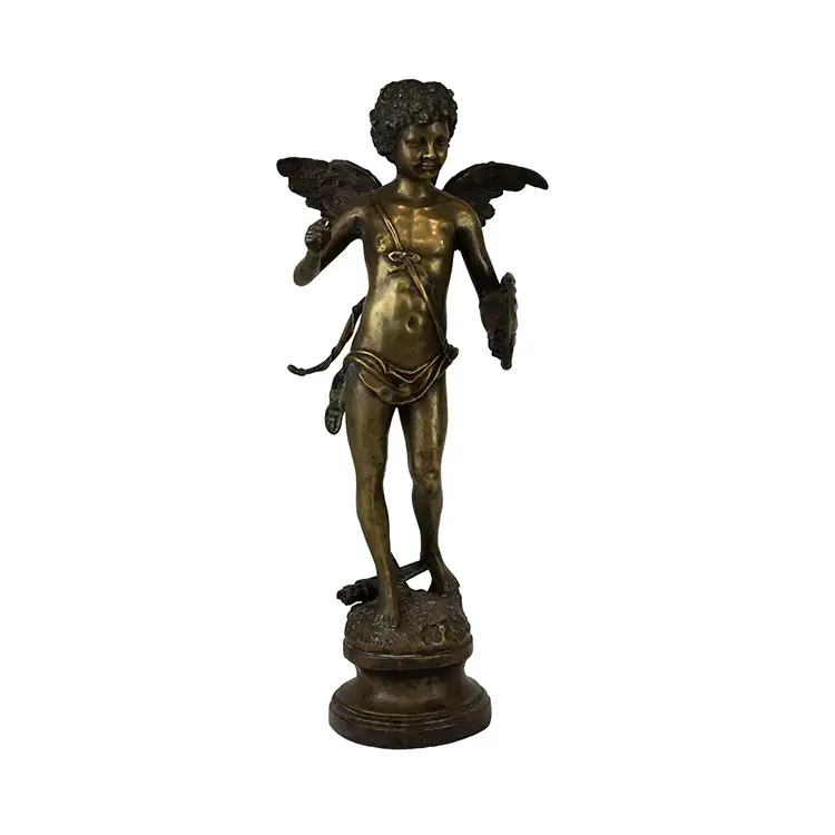 19TH CENTURY BRONZE CUPID