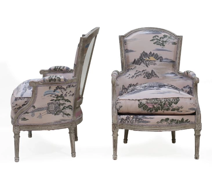 PAIR OF LOUIS XVI BERGERES