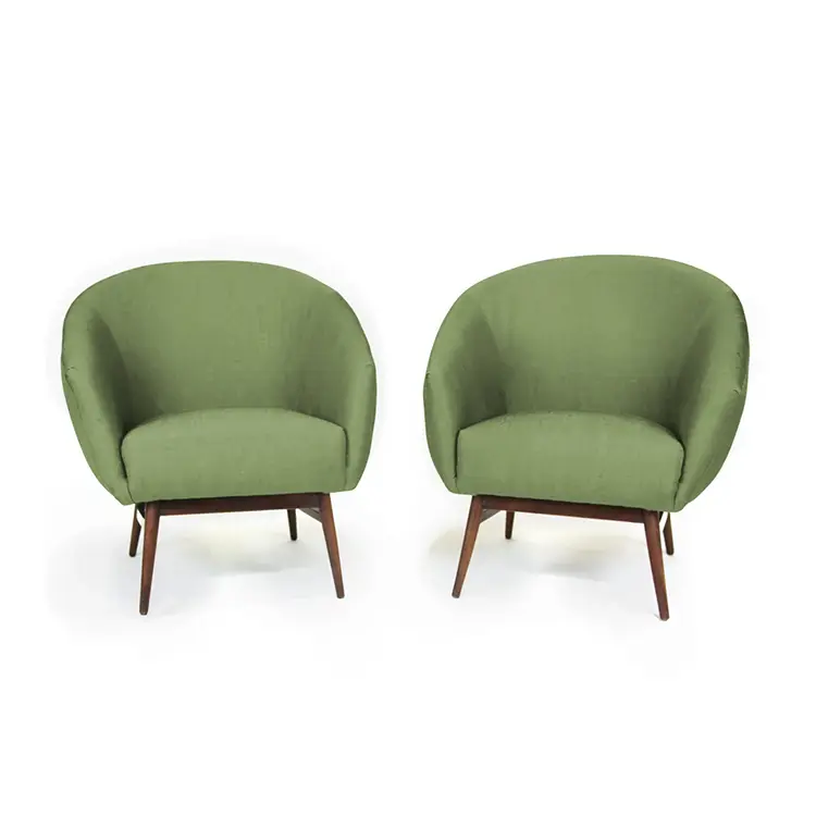 PAIR OF 1950S ARMCHAIRS