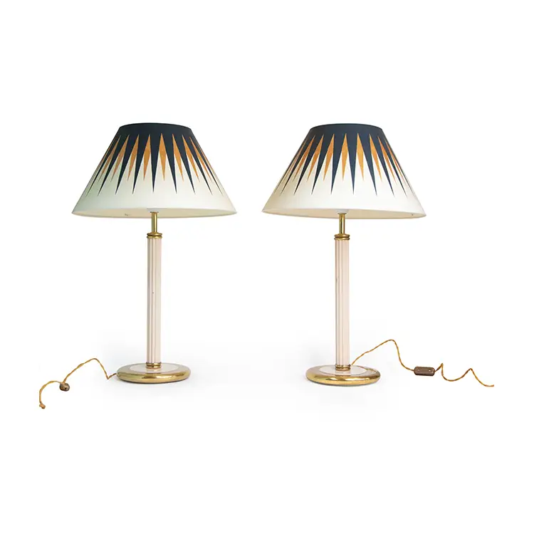 PAIR OF TOMMASO BARBI TABLE LAMPS