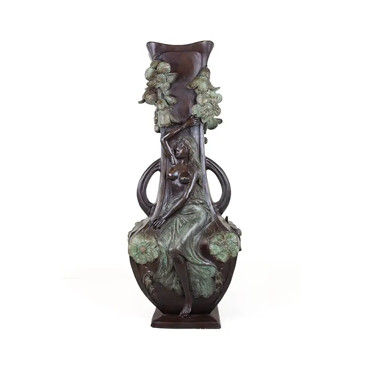 LARGE BRONZE ITALIAN VASE
