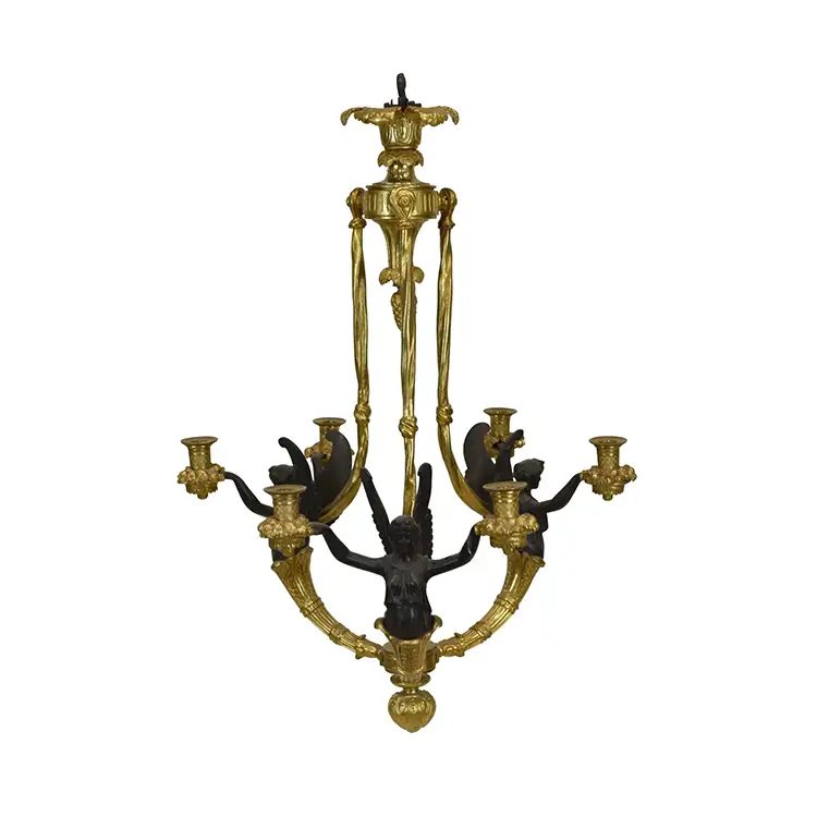 BELLE EPOQUE BRONZE CHANDELIER