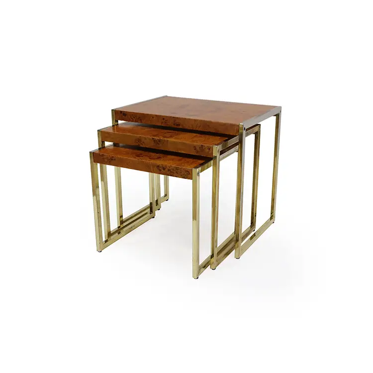 SET OF THREE NESTING SIDE TABLES 