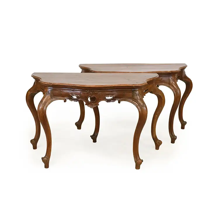 PAIR OF 18TH CENTURY VENETIAN CONSOLES