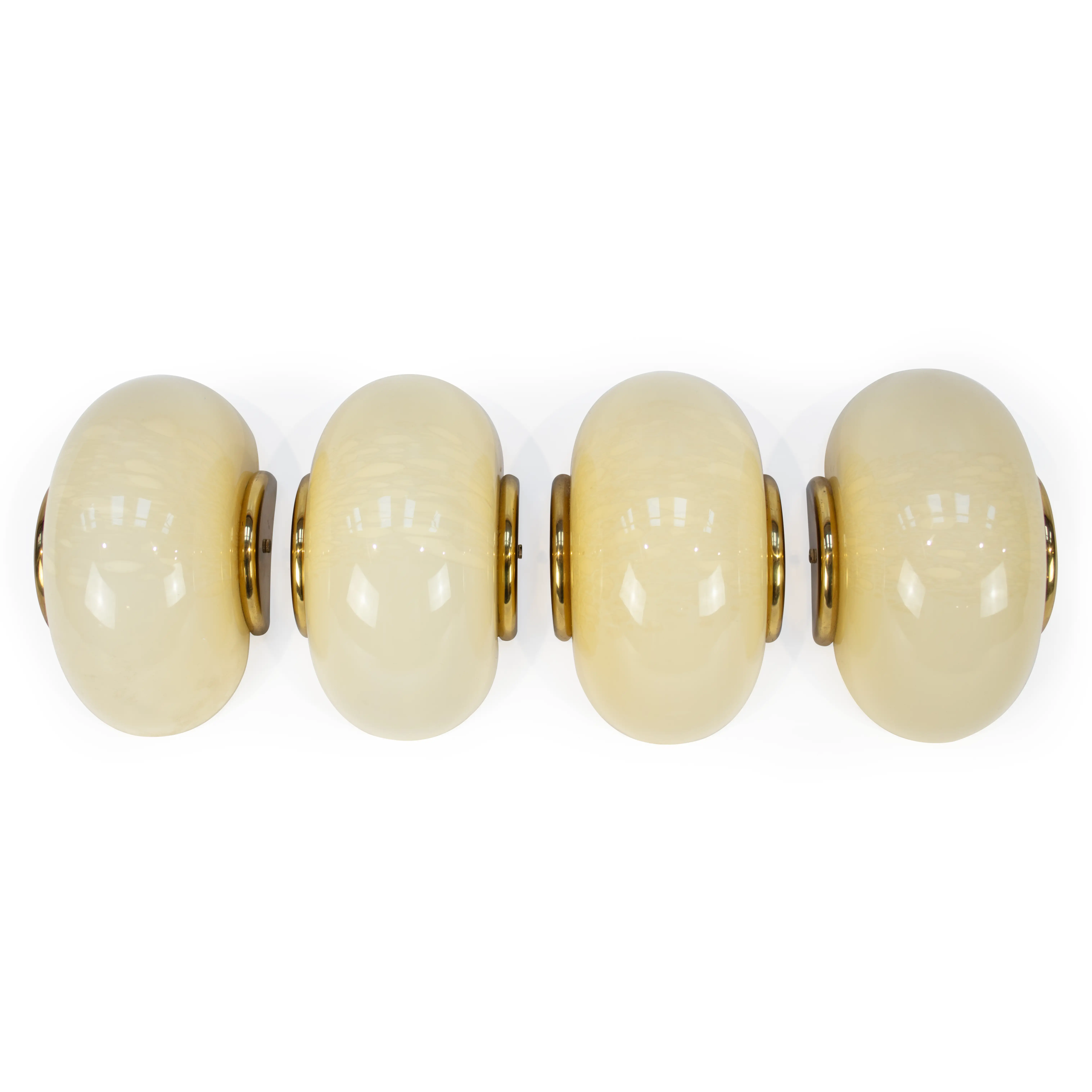 SET OF FOUR WALL APPLIQUES BY F.FABBIAN