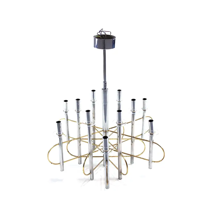 1960S SPUTNIK CHANDELIER BY GAETANO SCIOLARI