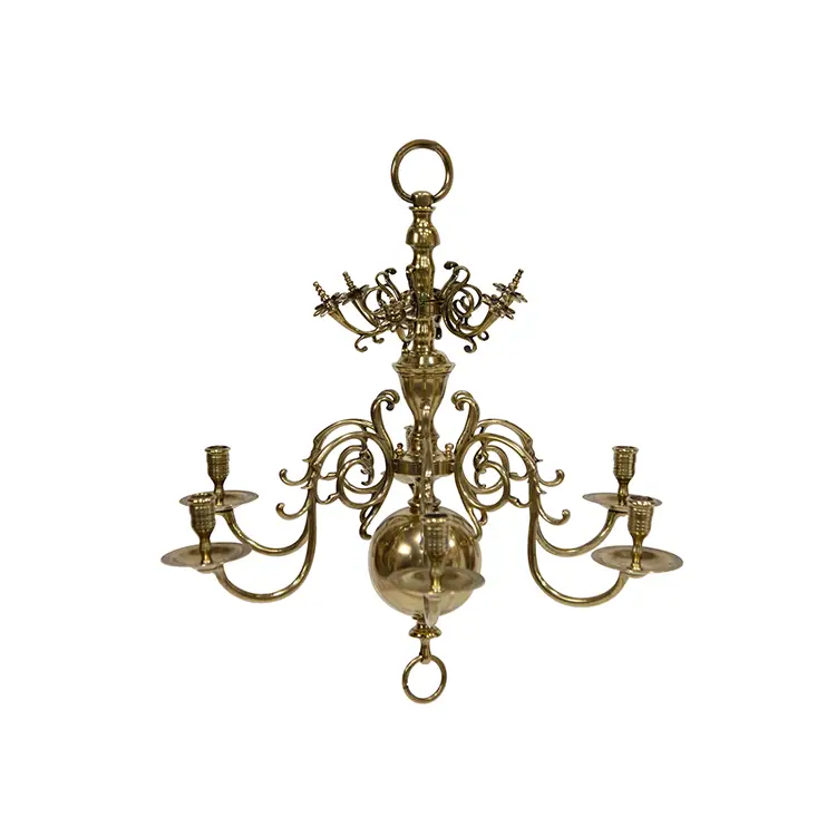 DUTCH BRASS CHANDELIER