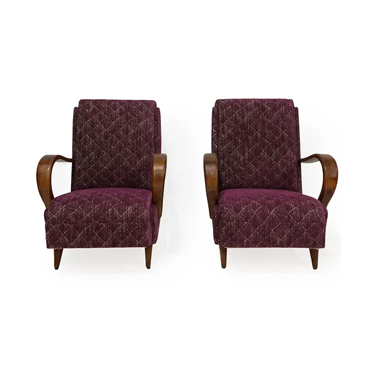 PAIR OF MID CENTURY ARMCHAIRS